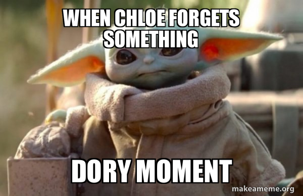 Baby Yoda looking at you meme