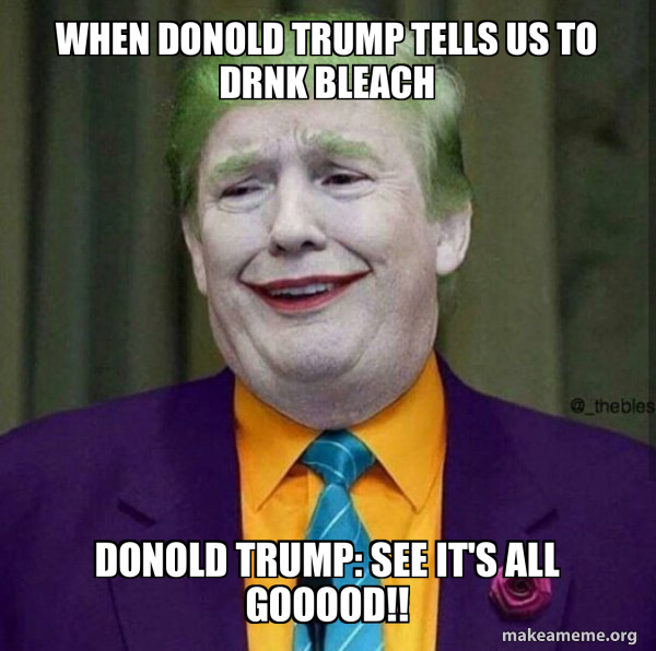 Donald Trump - The Joker meme