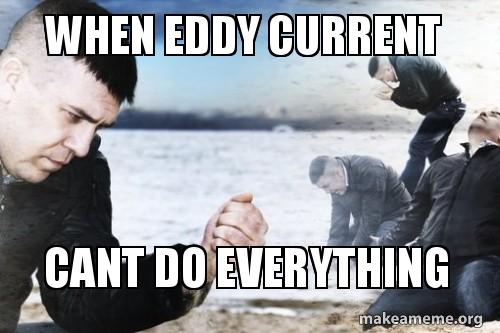 when eddy current cant