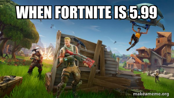 Fortnite Battle Royale game meme