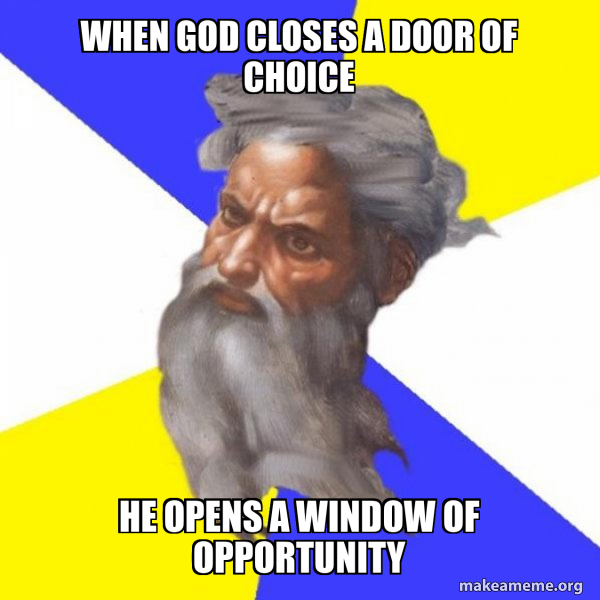 Advice God meme