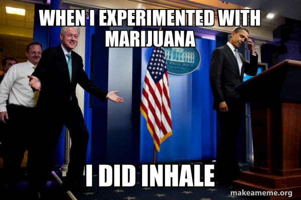 Inappropriate Timing Bill Clinton meme