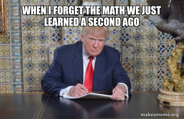 Donald Trump Writing Speech meme