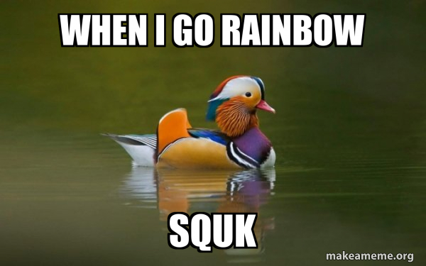 Fashionable Advice Mallard meme