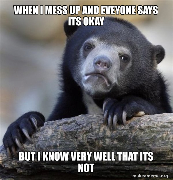 Confession Bear meme