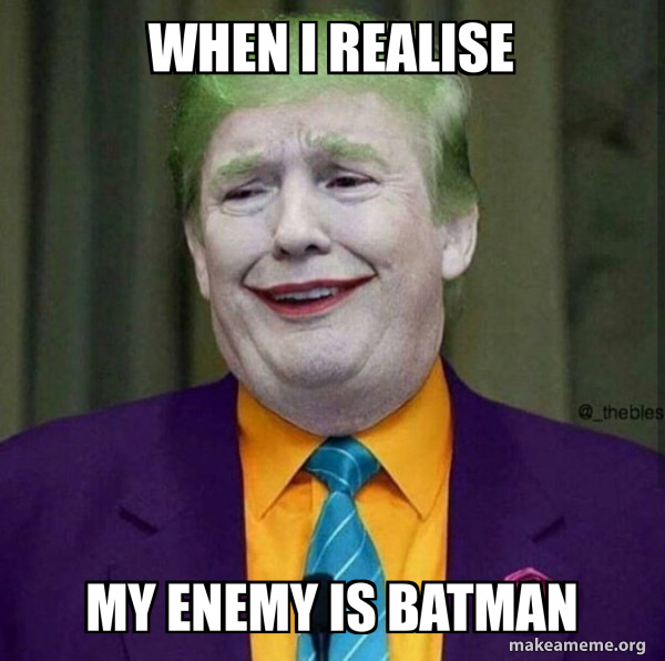 Donald Trump - The Joker meme