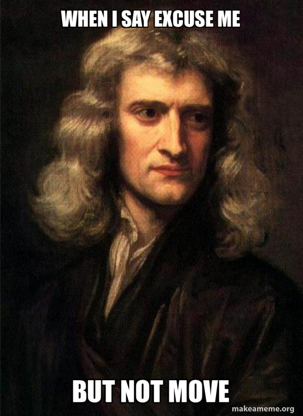 Sir Isaac Newton meme