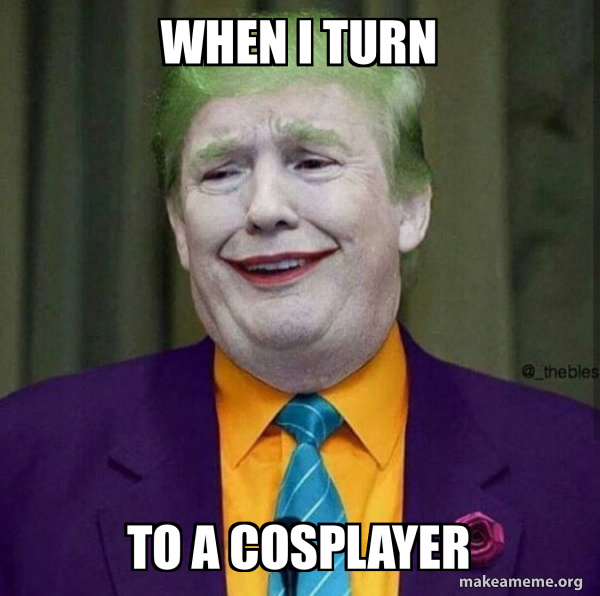 Donald Trump - The Joker meme