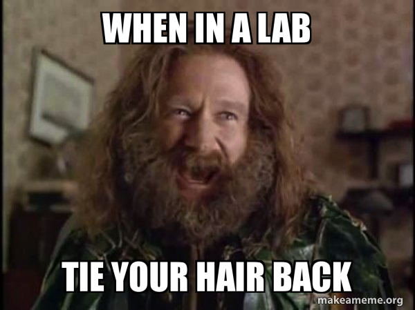 When In A Lab Tie Your Hair Back Robin Williams What Year Is