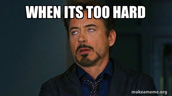 Tony Stark Eye Roll meme