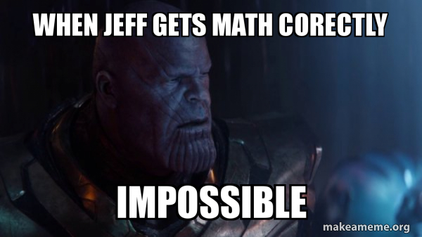 Thanos - Impossible meme