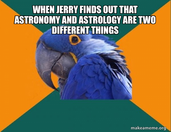 Paranoid Parrot meme