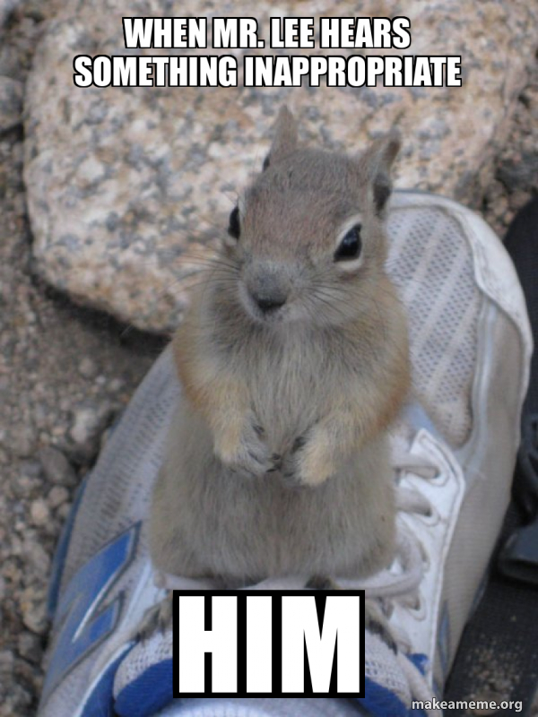 Standover Squirrel meme