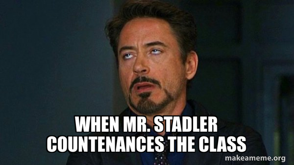 Tony Stark Eye Roll meme