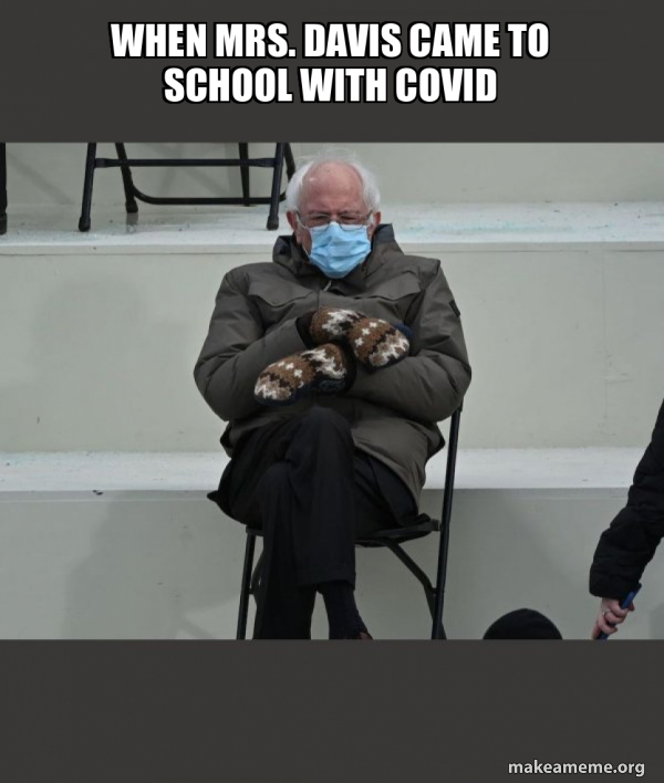 Bernie Sanders at the Inauguration meme