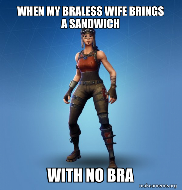 Renegade Raider Fortnite Skin meme