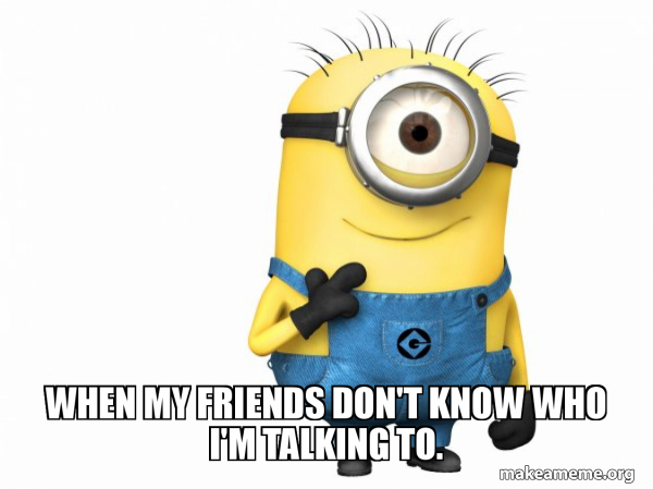 Thoughtful Minion meme