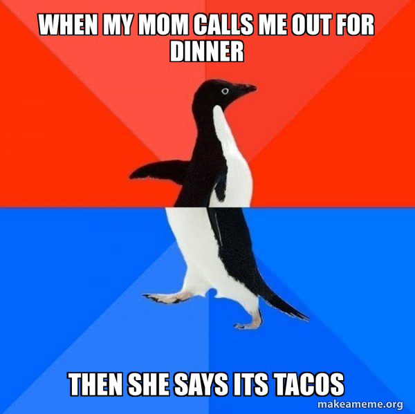 Socially Awesome Awkward Penguin meme