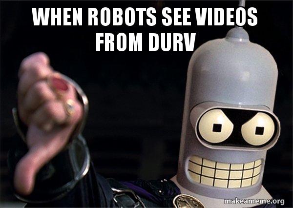 Downvoting Robot meme