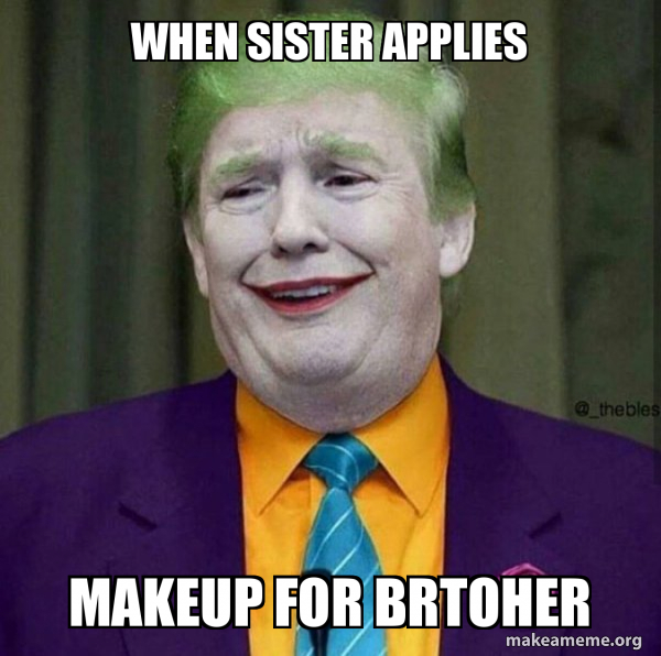 Donald Trump - The Joker meme