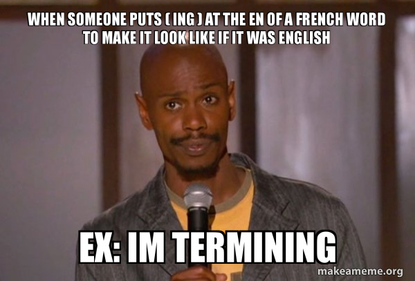 Dave Chapelle (Fucking Up) meme