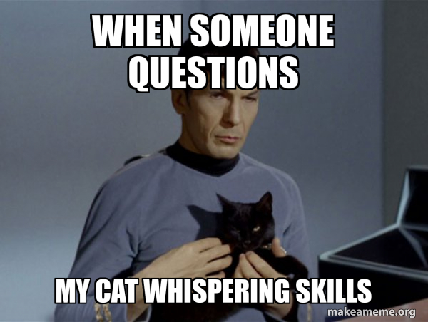 Spock and Cat Meme meme