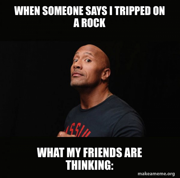 Dwayne Johnson (The Rock) meme