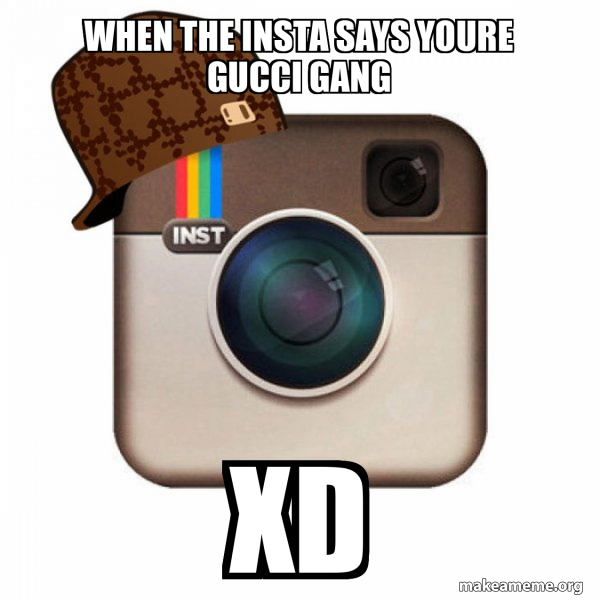 Scumbag Instagram meme