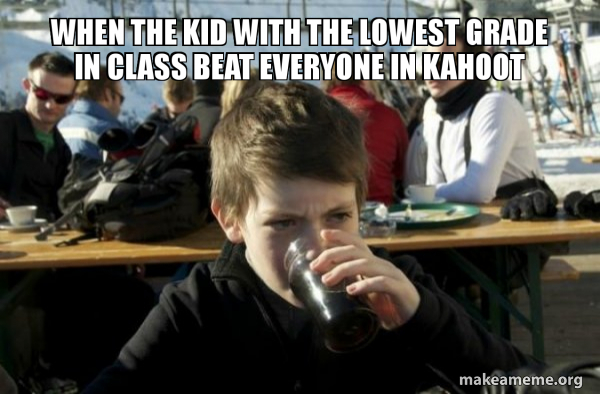 Lazy Elementary School Kid meme