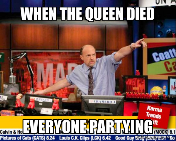 Mad Karma with Jim Cramer meme