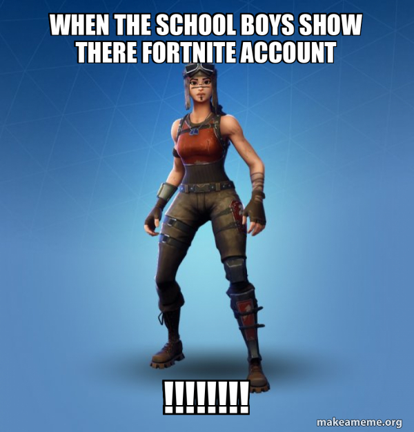 Renegade Raider Fortnite Skin meme