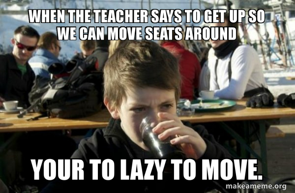 Lazy Elementary School Kid meme