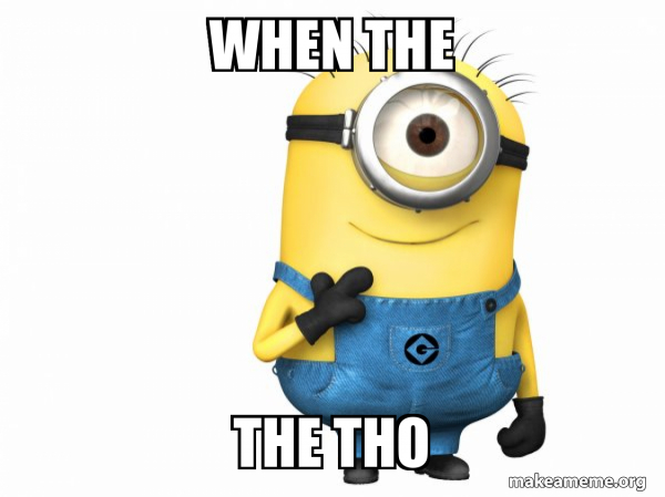 Thoughtful Minion meme