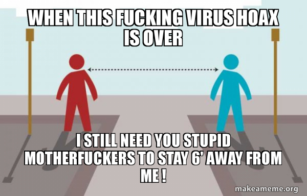 Coronavirus Social Distancing meme