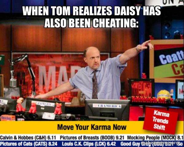 Mad Karma with Jim Cramer meme