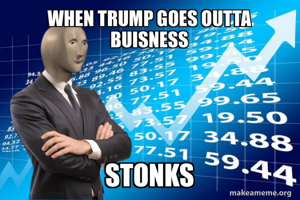 Stonks Only Go Up meme