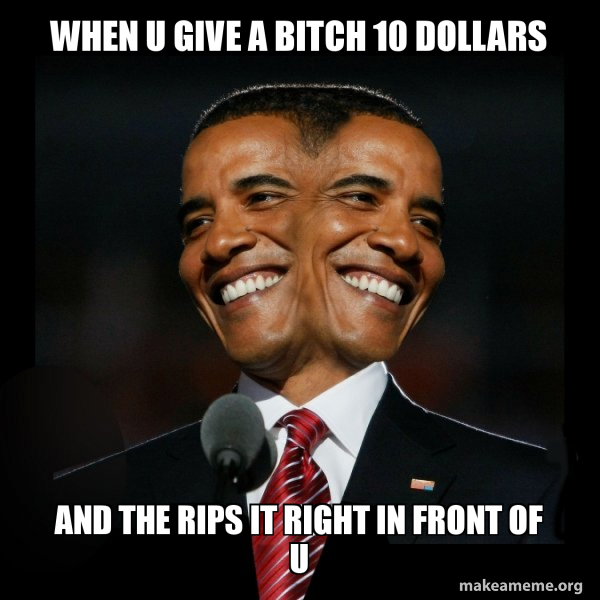 Two Faced Obama meme