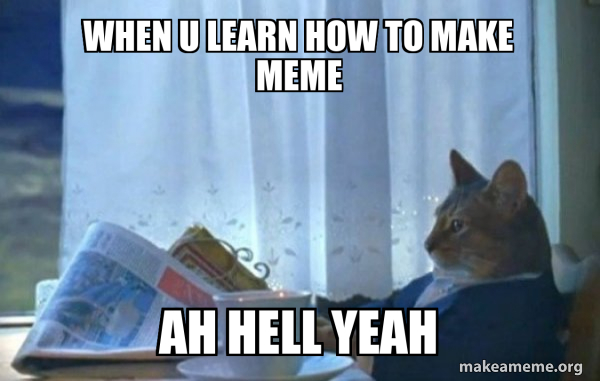 Sophisticated Cat meme