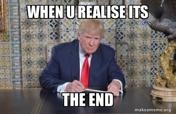 Donald Trump Writing Speech meme