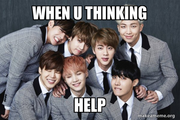 K-Pop Band BTS (Bangtan Boys) meme