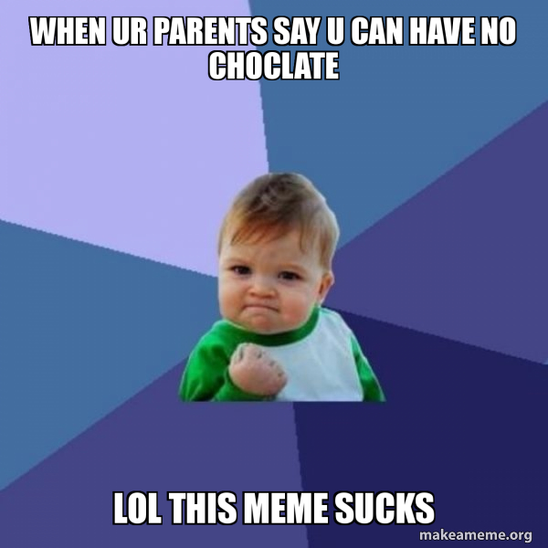 Success Kid meme