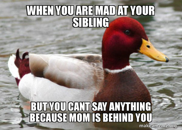 Malicious Advice Mallard meme