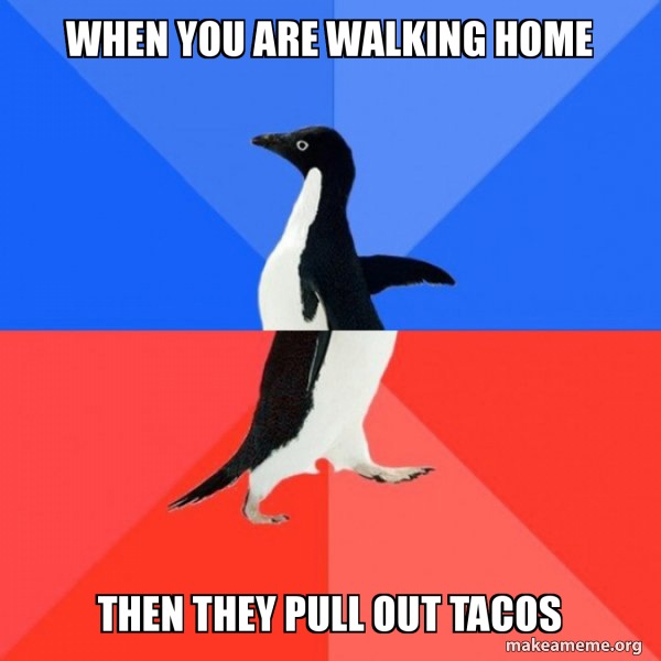 Socially Awkward Awesome Penguin meme