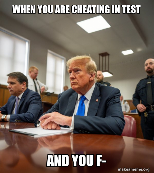 Trump Court Room meme