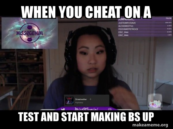 Clara Gaming Cheat - MissQGemini meme