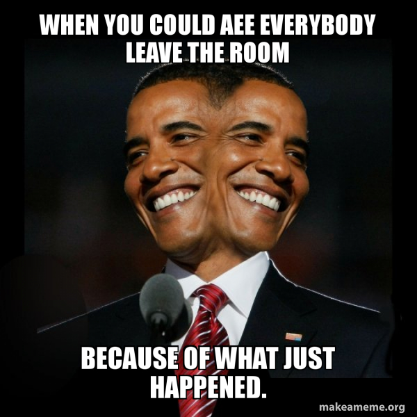 Two Faced Obama meme