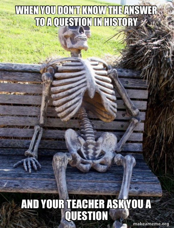 Waiting Skeleton meme