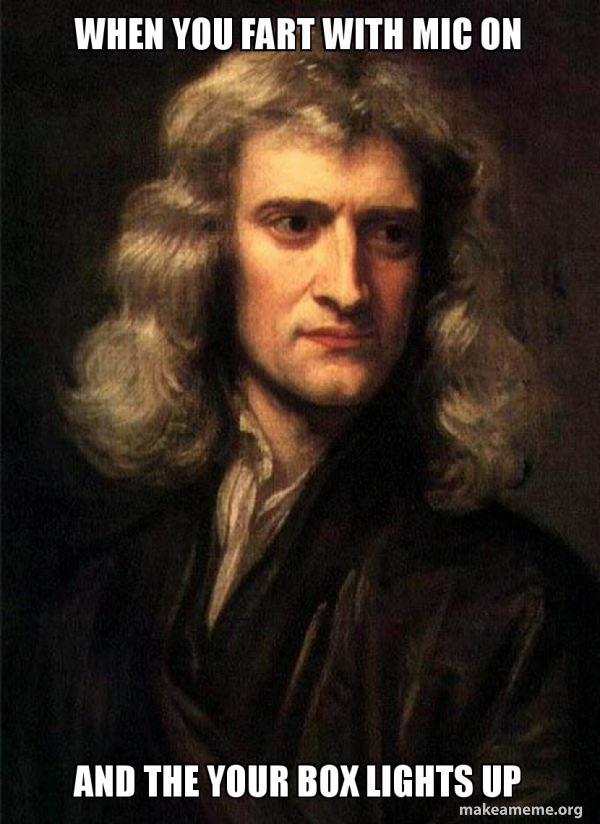 Sir Isaac Newton meme