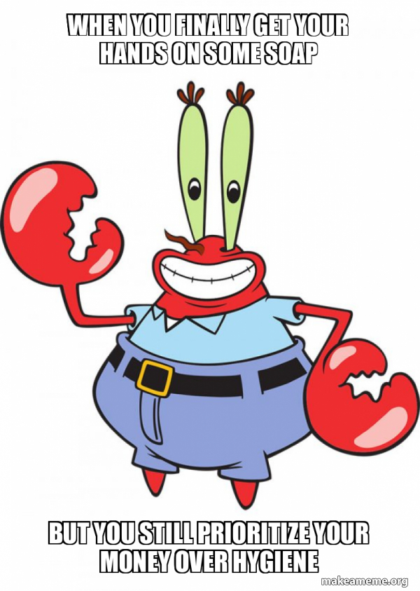 Mr Krabs meme