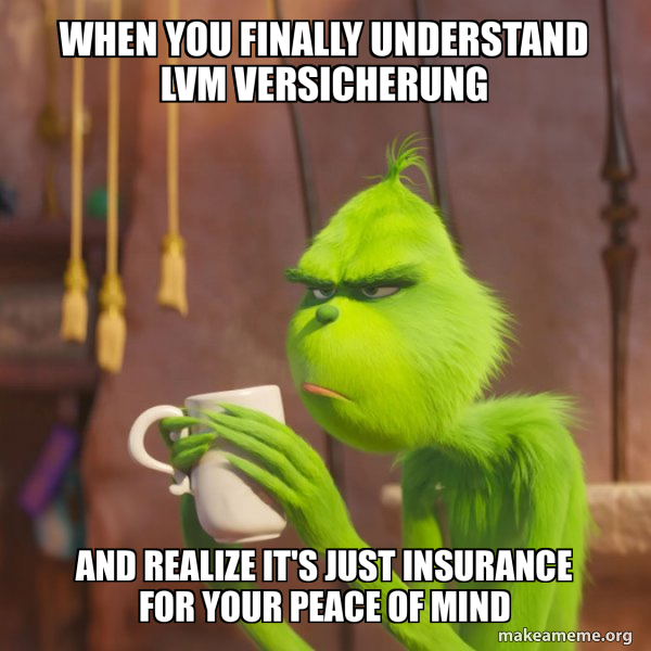 When you finally understand LVM Versicherung And realize it's just ...